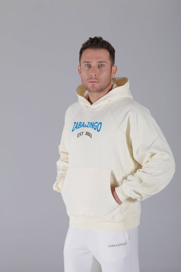 HERREN COMBED COTTON OVERSIZE HOODIE M1